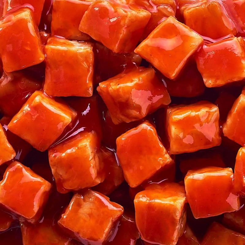 HELLO TEMPAYY Simply Sriracha Tempeh Cubes, 200g - Vegan, Gluten Free