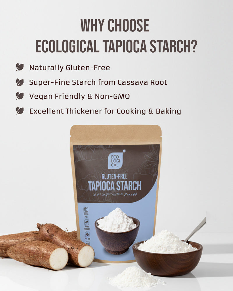 ECOLOGICAL Gluten-Free Tapioca Starch, 500g
