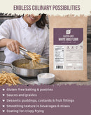 ECOLOGICAL Gluten-Free White Rice Flour, 20 Kg
