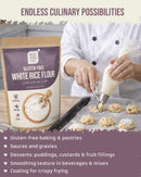 ECOLOGICAL Gluten-Free White Rice Flour, 2.5 Kg