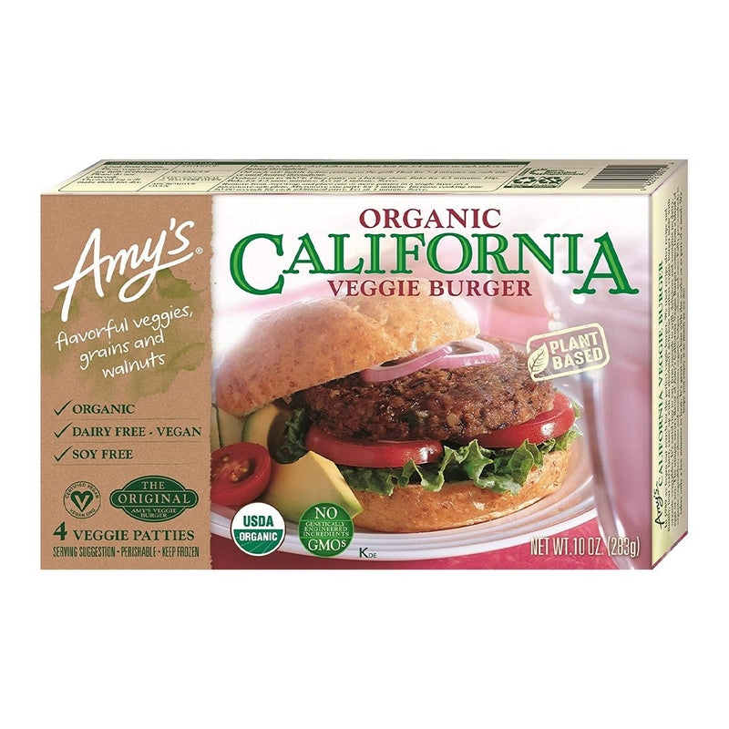 AMY'S Organic California Veggie Burgers 283gm