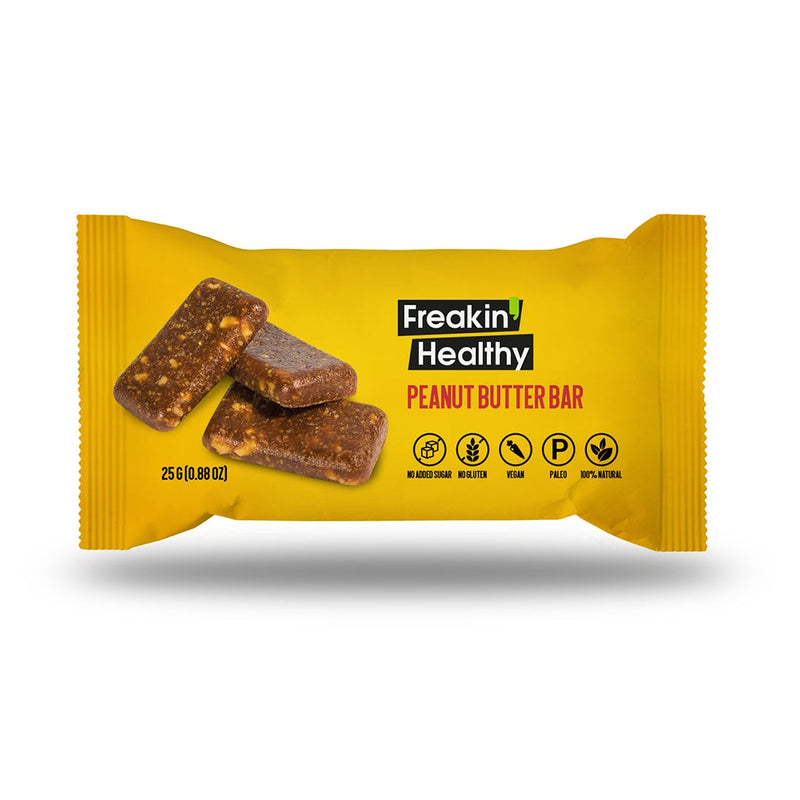 FREAKIN' HEALTHY Peanut Butter Snack Bar Dispenser, 300g - Pack Of 12