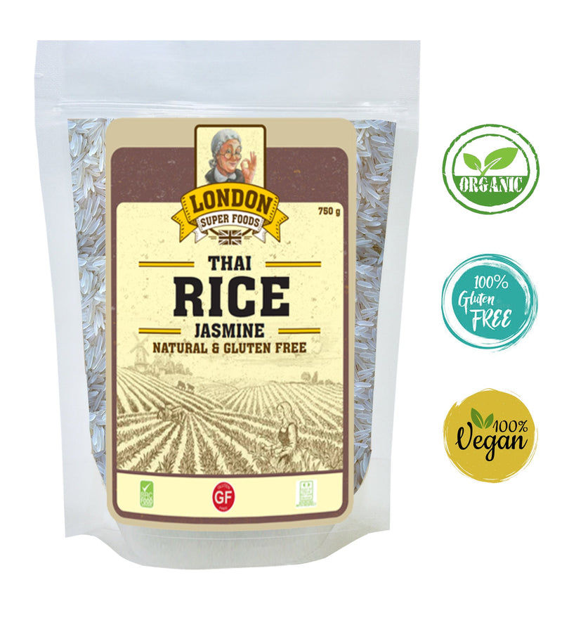 LONDON SUPER FOODS Thai Natural Jasmine Rice, 750g
