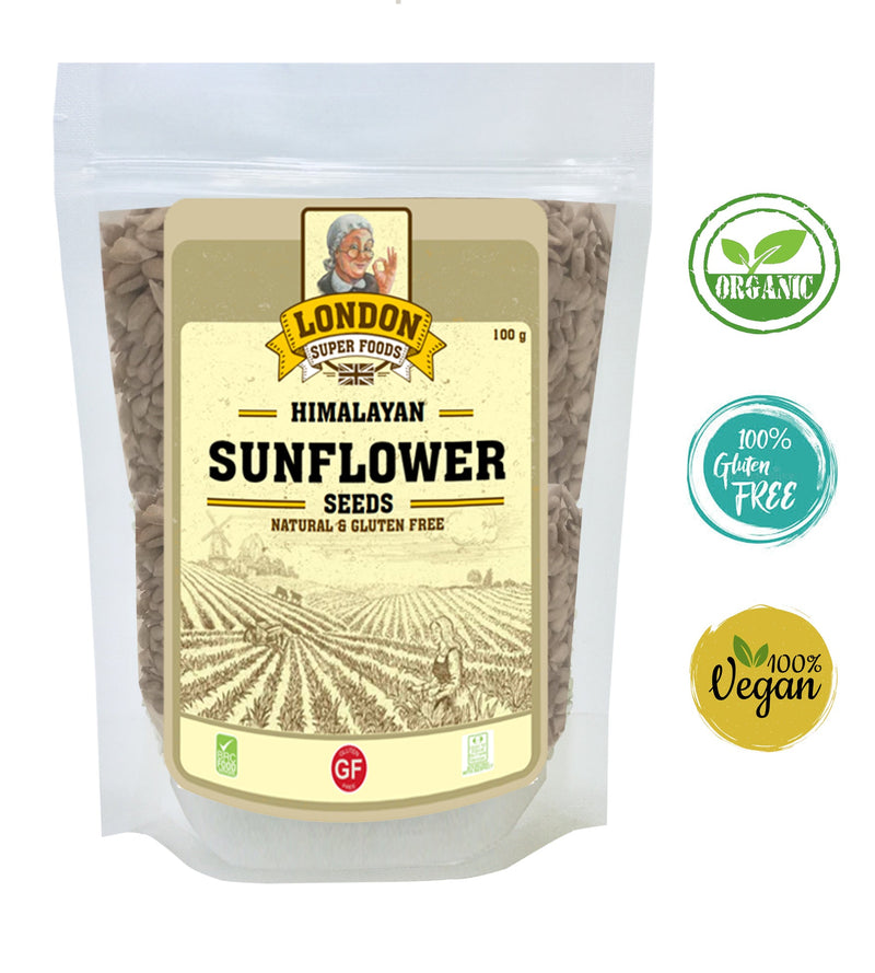 LONDON SUPER FOODS Himalayan Natural Sunflower Seeds, 100g
