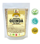 LONDON SUPER FOODS Peruvian Organic Quinoa Tricolor, 350g - Gluten Free