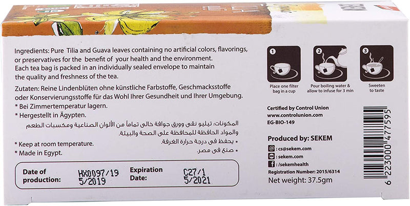 SEKEM Organic Tilia 25 Teabags, 37.50g