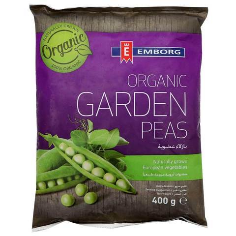 EMBORG Organic Garden Peas, 400g