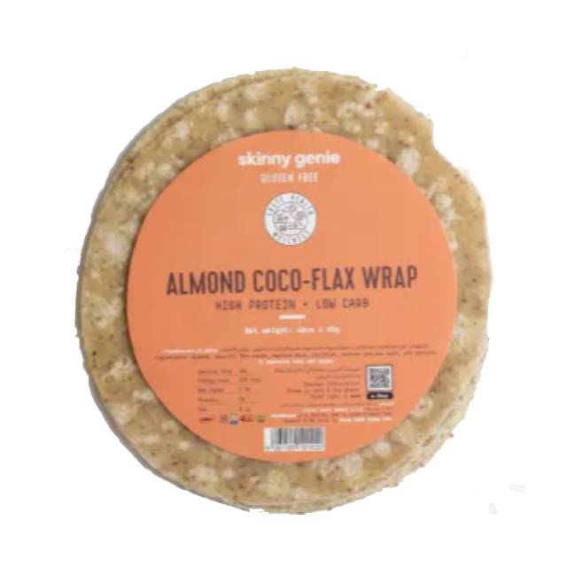 SKINNY GENIE Almond Coco-Flax Wrap, 160g