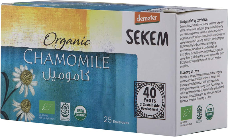 SEKEM Organic Chamomile 25 Teabags, 37.5g