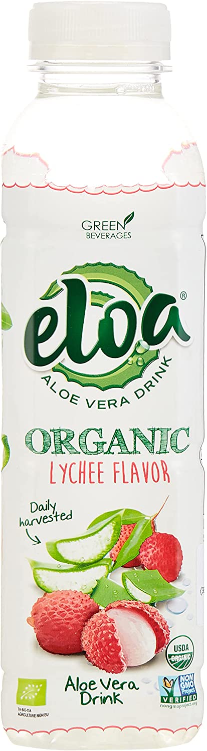 ELOA Organic Aloe Vera Lychee Drink, 500ml