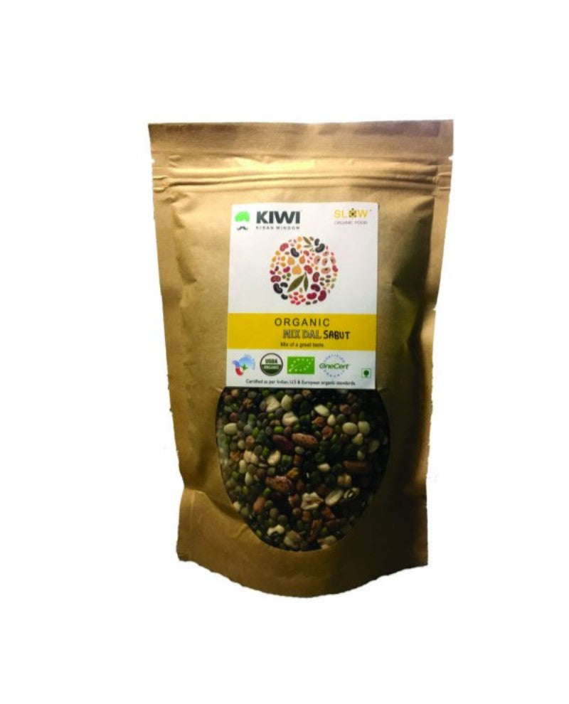 KIWI KISAN Window Organic Dal Mix Sabut, 500g