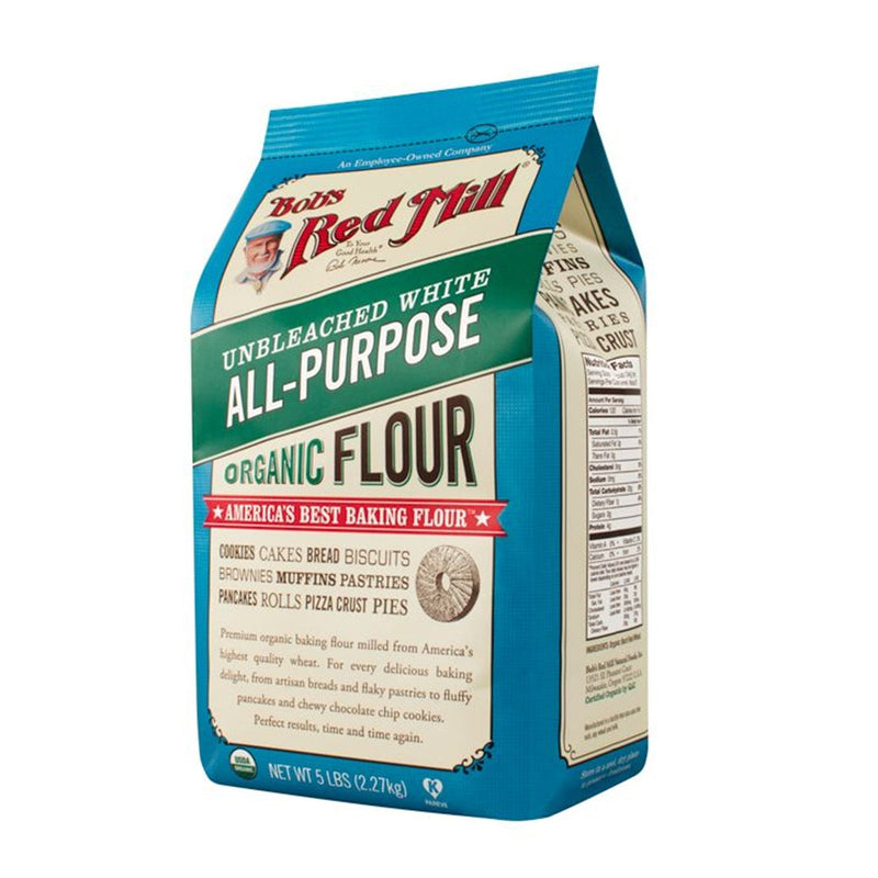 BOB’S RED MILL Unbleached White All-Purpose Organic Flour | 2.27Kg