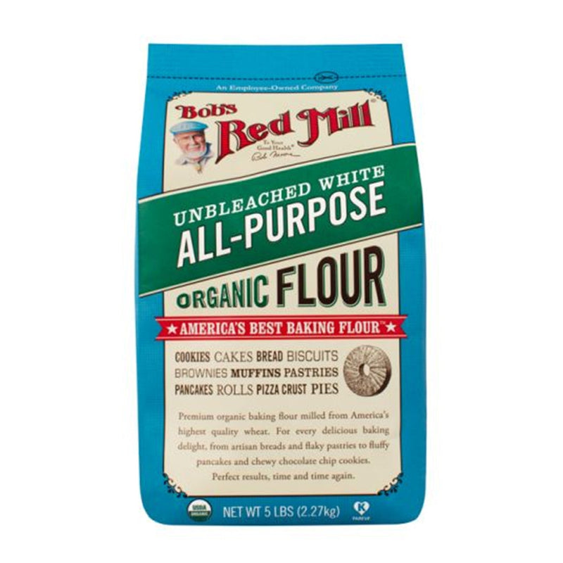 BOB’S RED MILL Unbleached White All-Purpose Organic Flour | 2.27Kg
