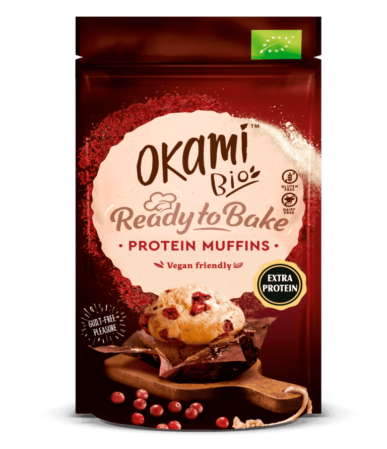 OKAMI BIO Organic Protein Muffin, 135g