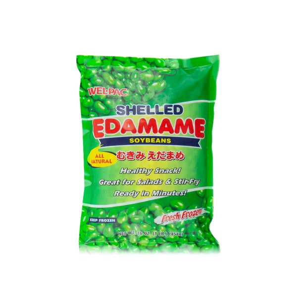 WEL PAC Edamame Shelled & Boiled Soybeans, 454g