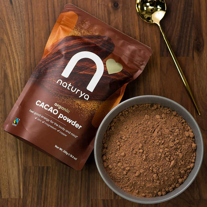NATURYA Organic Cacao Powder Fair Trade, 250g