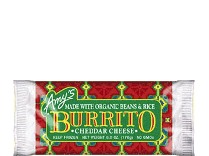 AMY'S Bean & Cheese Burrito, 156g