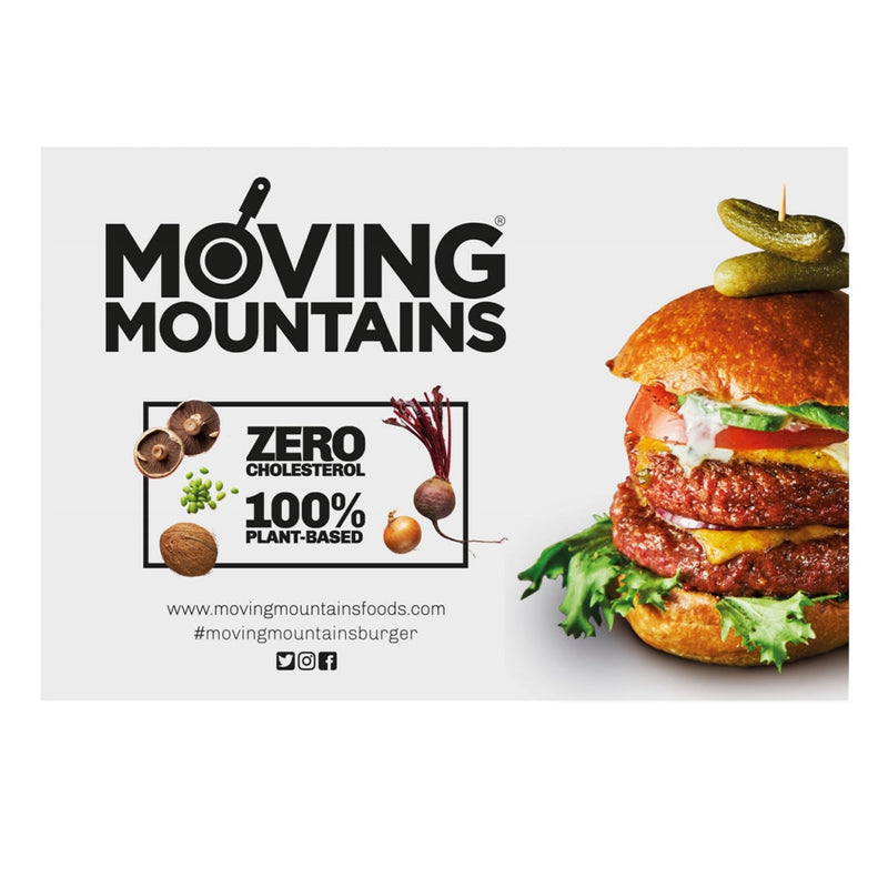 MOVING MOUNTAINS Vegan Burger Patties, 20x114g - Pack of 20