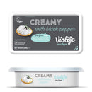 VIOLIFE Creamy Cheese with Black Pepper, 150g - Vegan