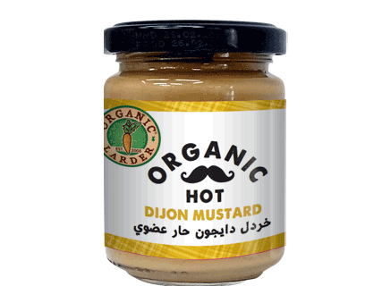 ORGANIC LARDER Organic Mustard Hot, 145g