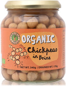ORGANIC LARDER Chickpeas In Brine, 340g - Organic, Vegan