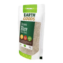 EARTH GOODS Organic Short Grain Brown Rice, 500g - Organic, Vegan, Gluten Free, Non GMO