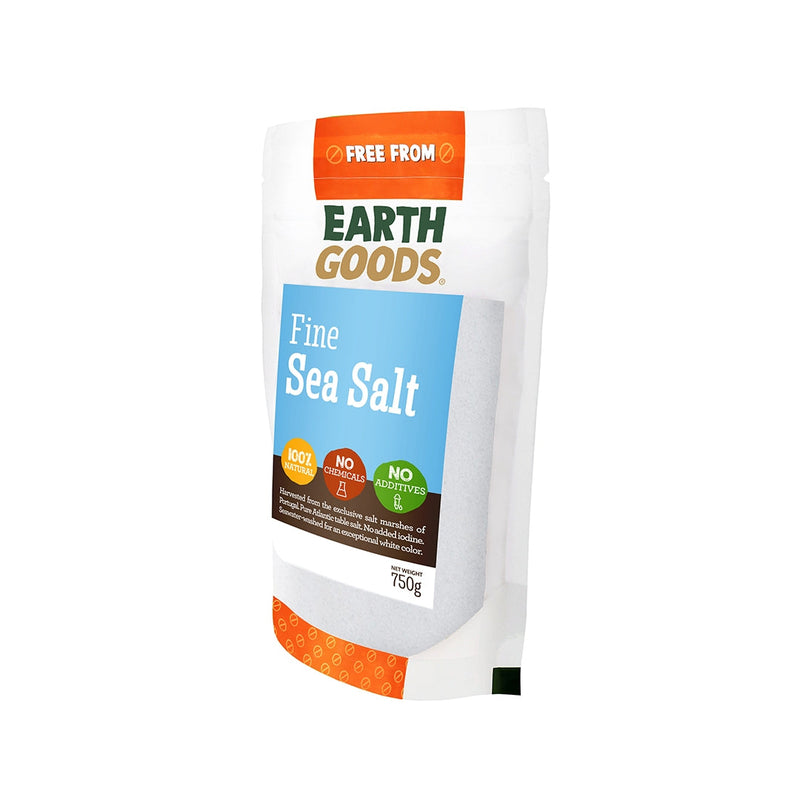 EARTH GOODS Fine Sea Salt, 750g