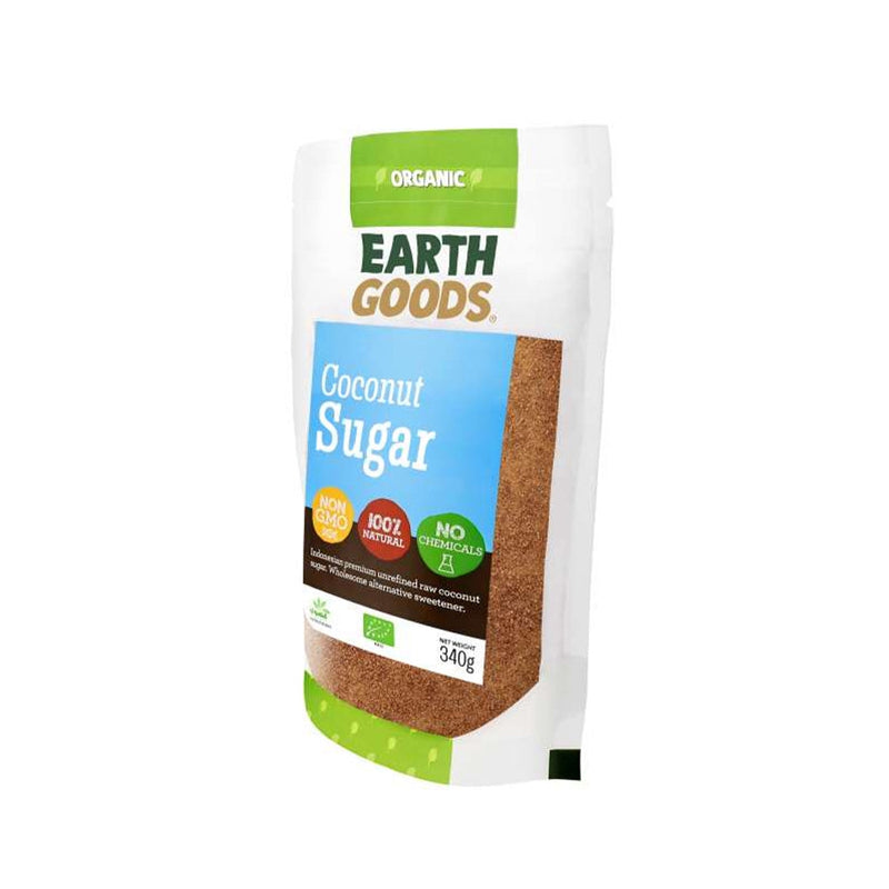 EARTH GOODS Organic Coconut Sugar, 340g