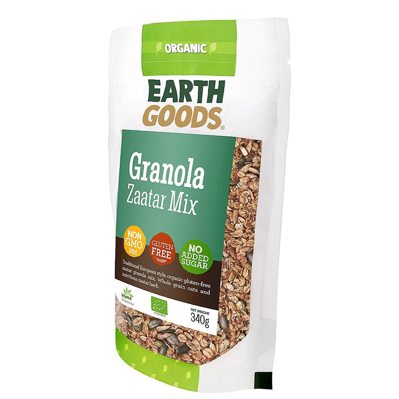 EARTH GOODS Organic Zaatar Granola Mix, 340g