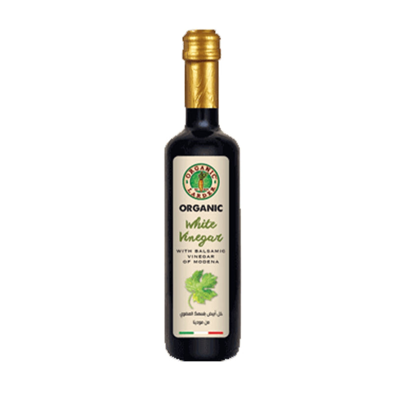 ORGANIC LARDER White Balsamic Vinegar, 500ml - Organic, Vegan, Natural