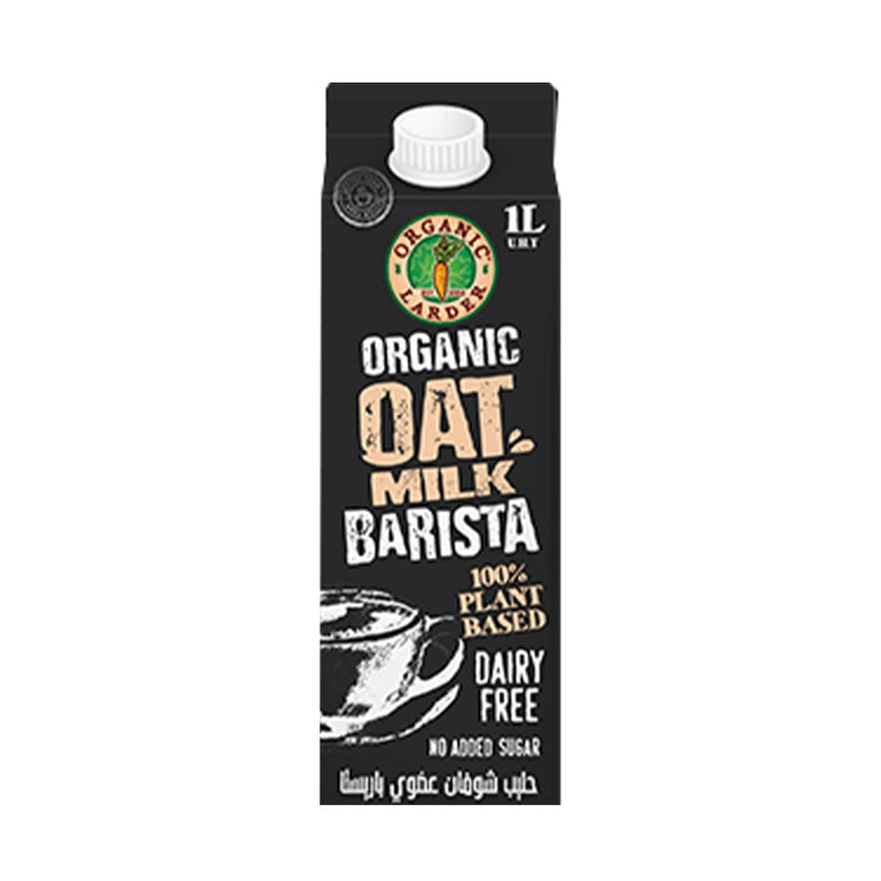 ORGANIC LARDER Barista Oat Milk, 1Ltr