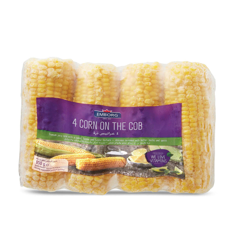 EMBORG Corn On The Cob, 950g