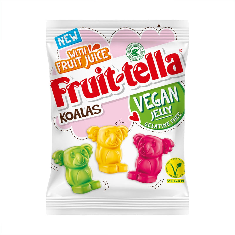 FRUIT-TELLA Koala Vegan Jellies Bag, 150g