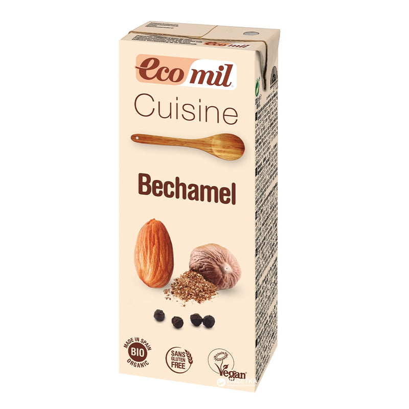 ECOMIL Cuisine Bechamel With Almond Milk, 200ml, Vegan, Gluten free, Lactose free