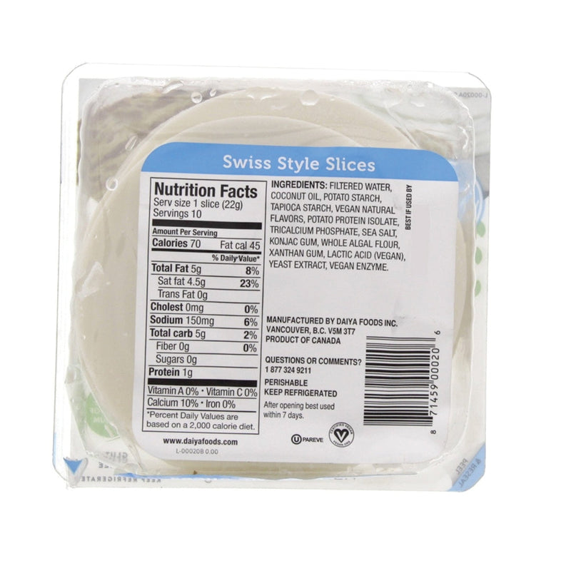 DAIYA Swiss Style Slices, 220g