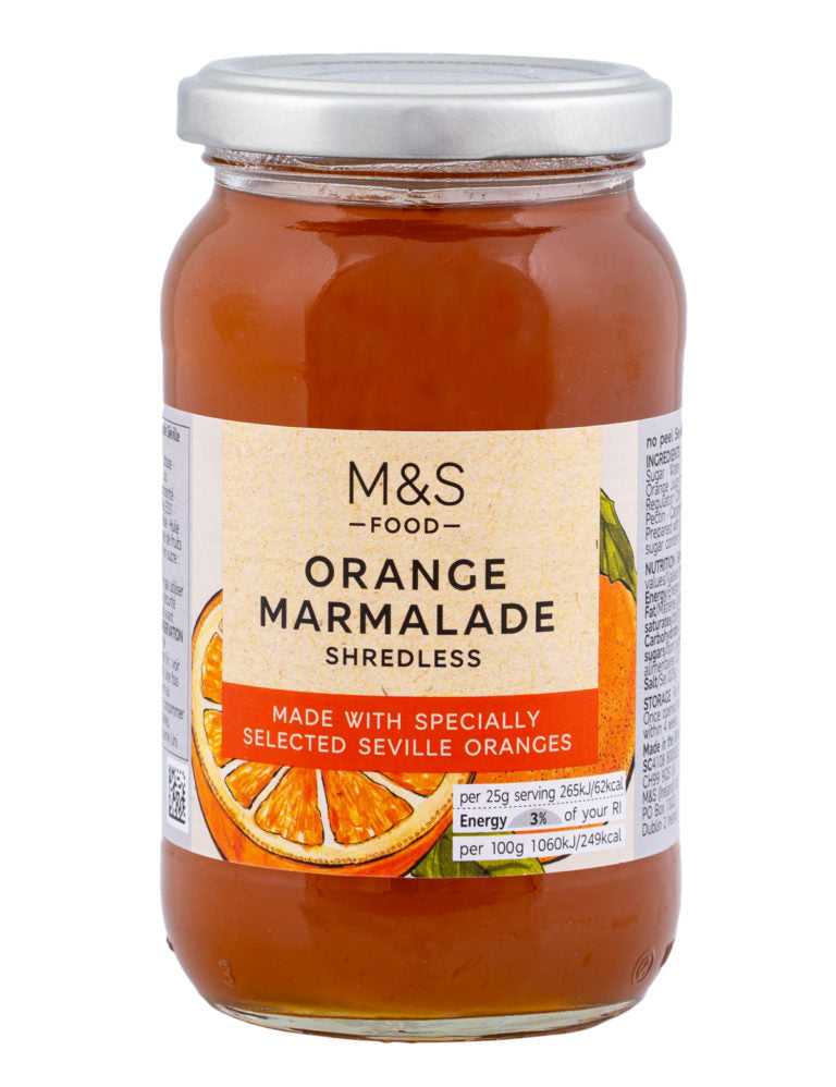 M&S Orange Marmalade Shredless, 454g