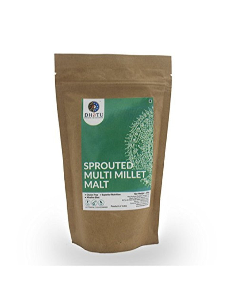 DHATU Sprouted Multi Millet Malt, 200g