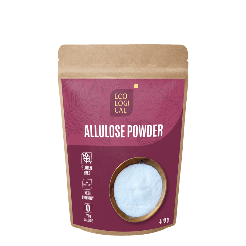 Premium ECOLOGICAL Allulose Powder, 400g - Zero-Calorie Sugar Substitute for Healthier Living