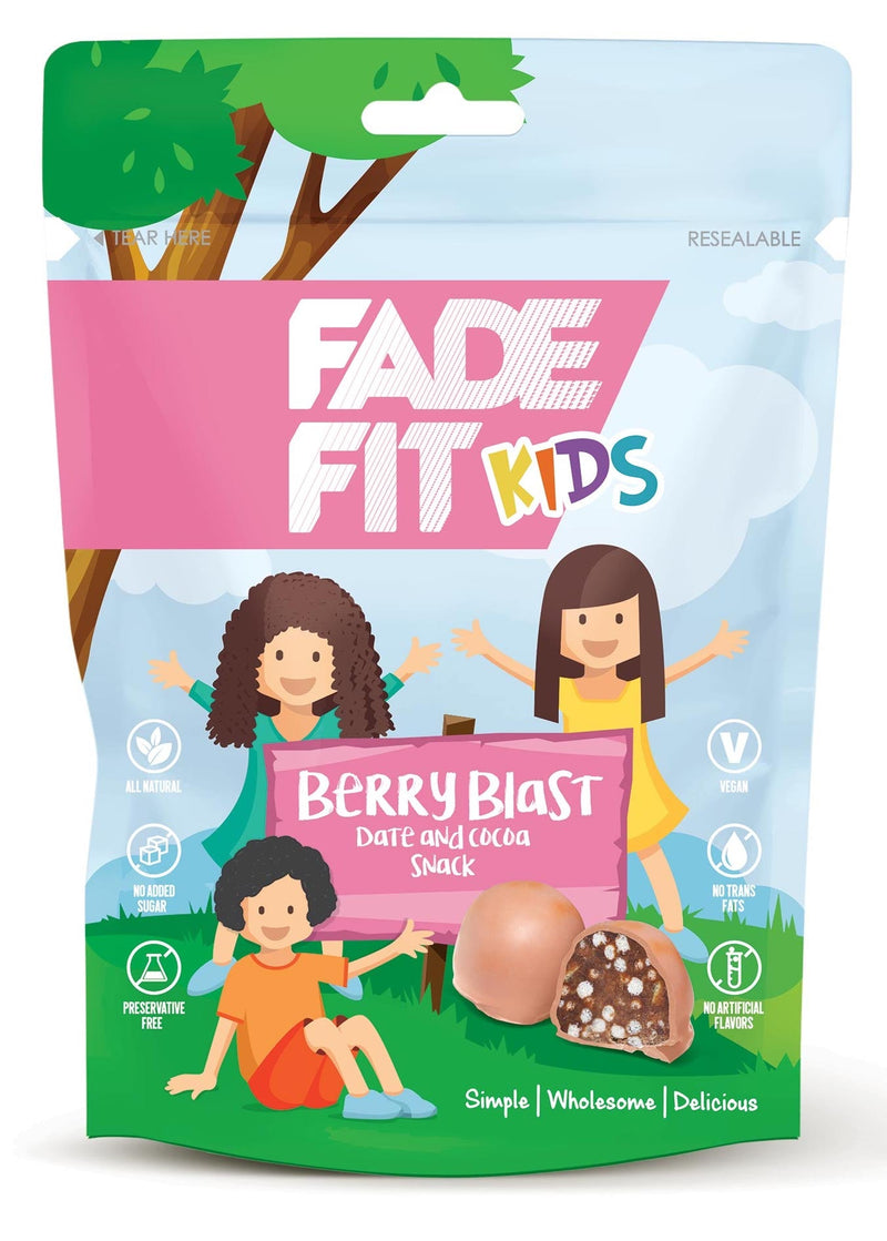 FADE FIT Kids Berry Blast, 45g - Vegan, Sugar Free, Natural