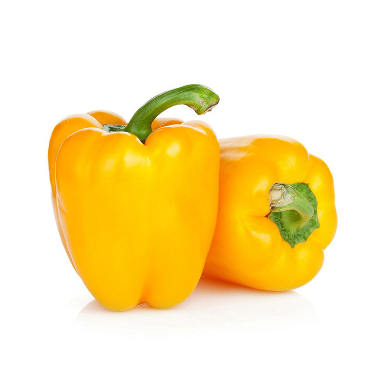 VEGAN ORGANIC Yellow Capsicum - From Egypt, 500g