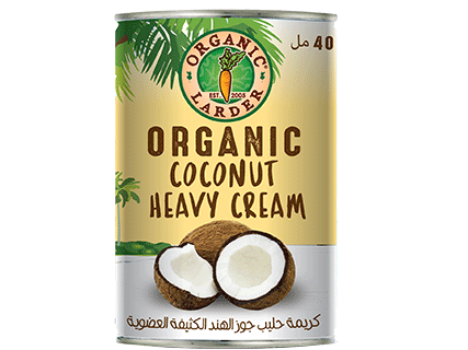 ORGANIC LARDER Coconut Heavy Cream, 400ml