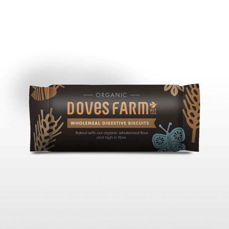 DOVES FARM Whole Wheat Digestive Biscuits, 200g