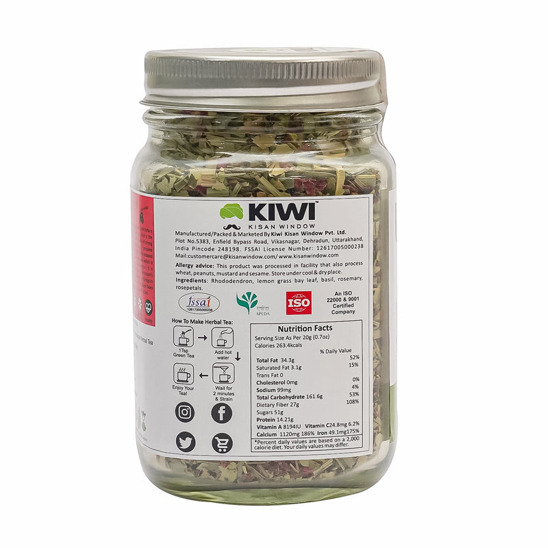 KIWI KISAN Rhododendron Himalayan Herbal Tea,100g