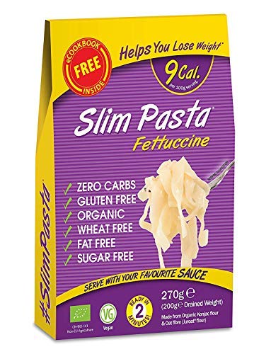 EAT WATER Pasta Fettuccine, 270g - Organic, Vegan, Gluten Free, Sugar Free