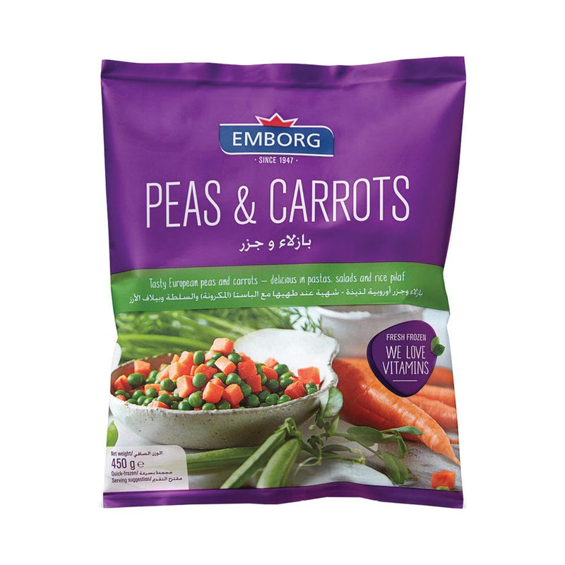 EMBORG Peas And Carrots, 450g
