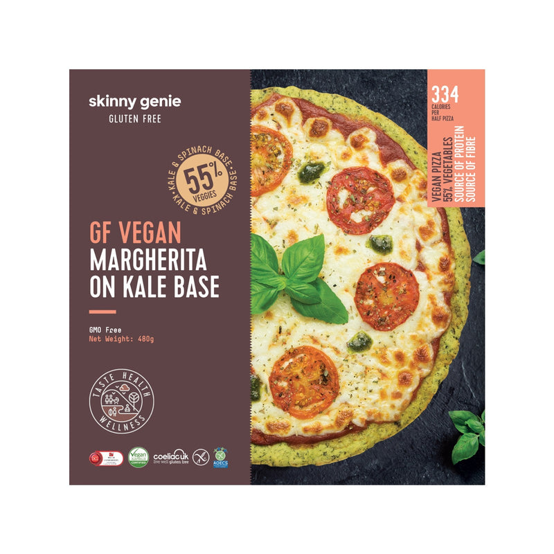 SKINNY GENIE Vegan Margherita On Kale Pizza Base (26cm), 480g