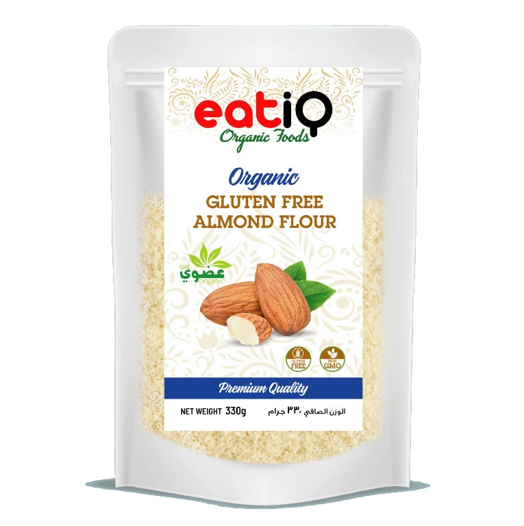EATIQ ORGANIC FOODS Organic Gluten Free Almond Flour, 330g