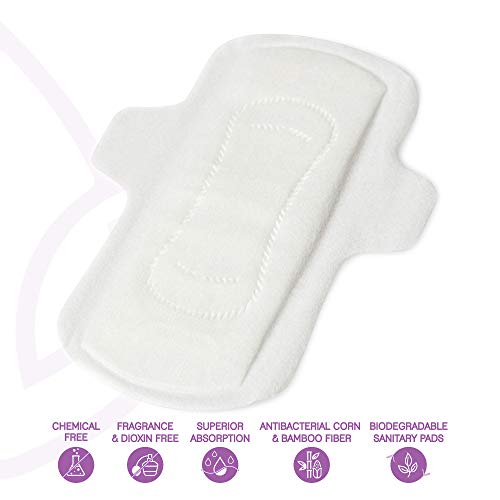 LiZZOM Ultra Thin Mix Size Sanitary Pads With Wings (10 pc)