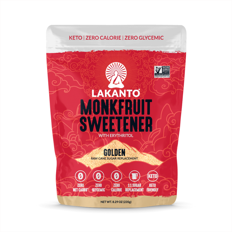 LAKANTO Monkfruit Sweetener with Erythritol, Golden, 235g