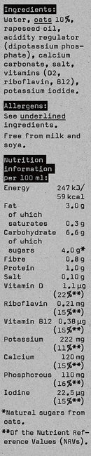 OATLY! Barista Foam-Able Oat Drink, 1L - Pack of 6, Vegan, Dairy Free